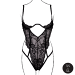 Spitzenbody mit offenen Cups für einen verführerischen, kurvigen Look – Le Desir – Bild 10