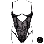 Spitzenbody mit offenen Cups für einen verführerischen, kurvigen Look – Le Desir – Bild 4
