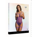 Bodystocking mit offenem Schritt, Riemchendetails und Tie Dye Look für Partys – Le Desir – Bild 13