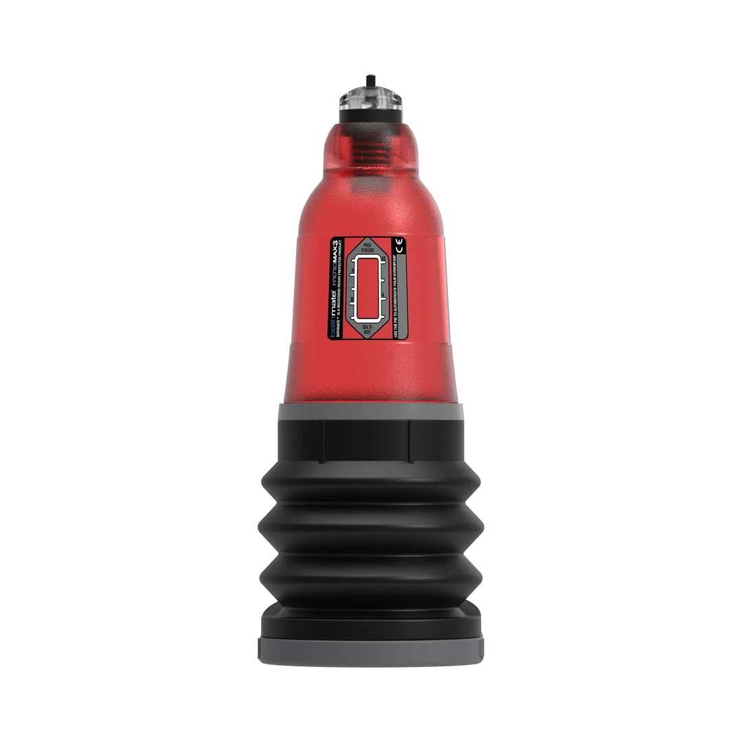 Bathmate HydroMax3 manuelle Penispumpe rot – Bild 2