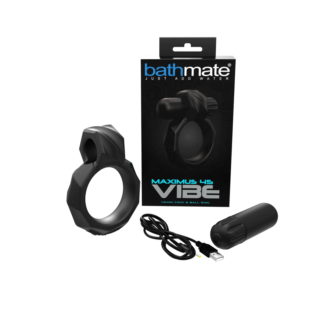 BM-VR-M45-2 Bathmate Maximus 45 vibrierender Ballstrap und Penisring – Bild 1