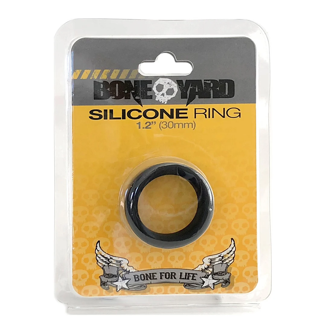 BY0130-2 Nicht vibrierender Cockring mit 3 facher Dehnbarkeit – 1,2 / 30 mm – Bild 1