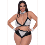 Schwarzes Dessous Set mit Spitzendetails für einen verführerischen Look – Magic Silk – Bild 10