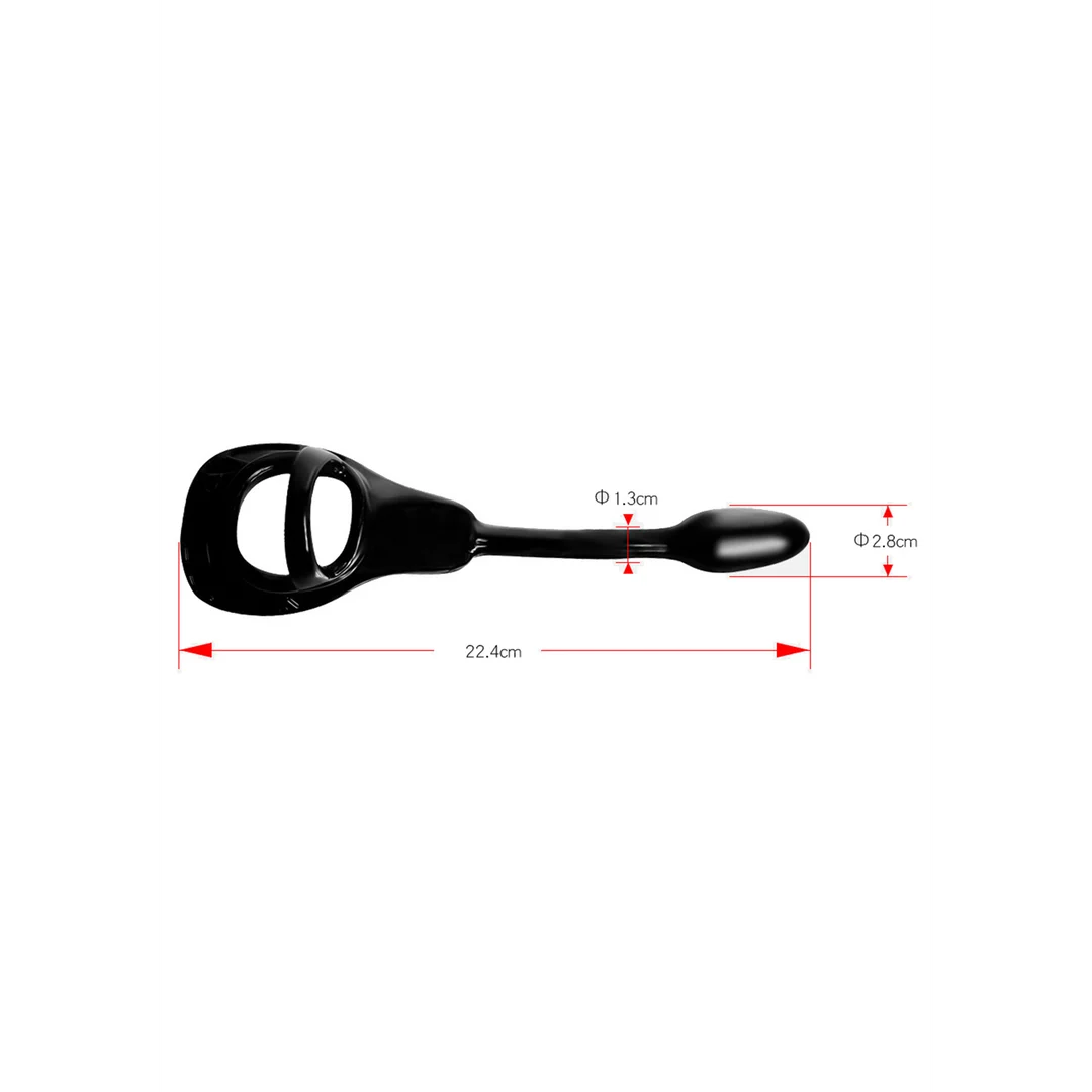 Armor Tug Lock Penisring mit Hodenband und Analplug – Bild 10