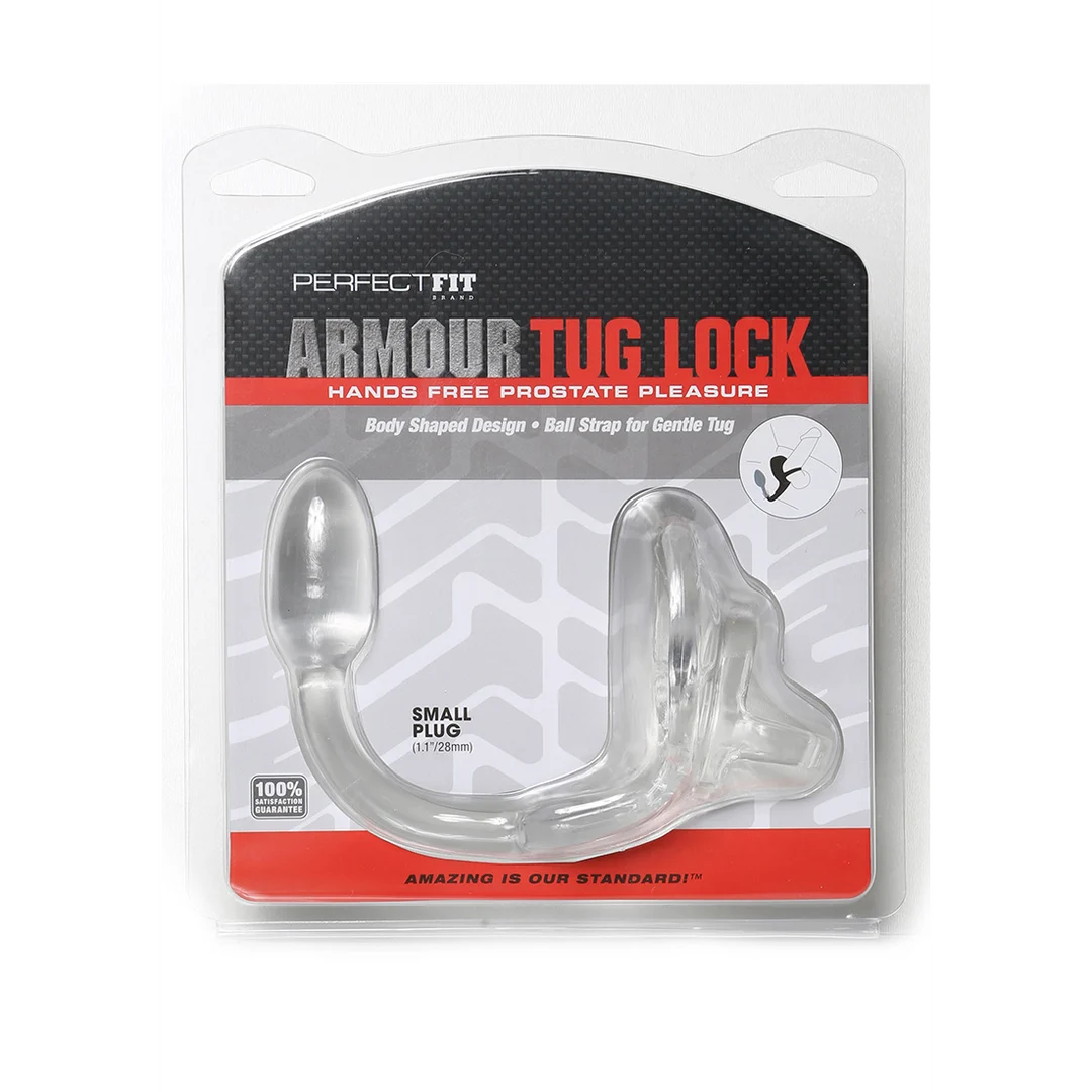 Armor Tug Lock Penisring mit Hodenband und Analplug – Bild 7