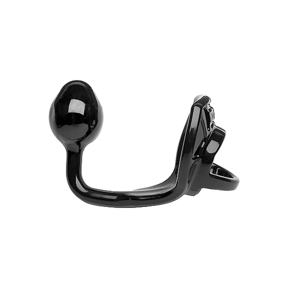Armor Tug Lock mit Hodenband und Analplug – Bild 2