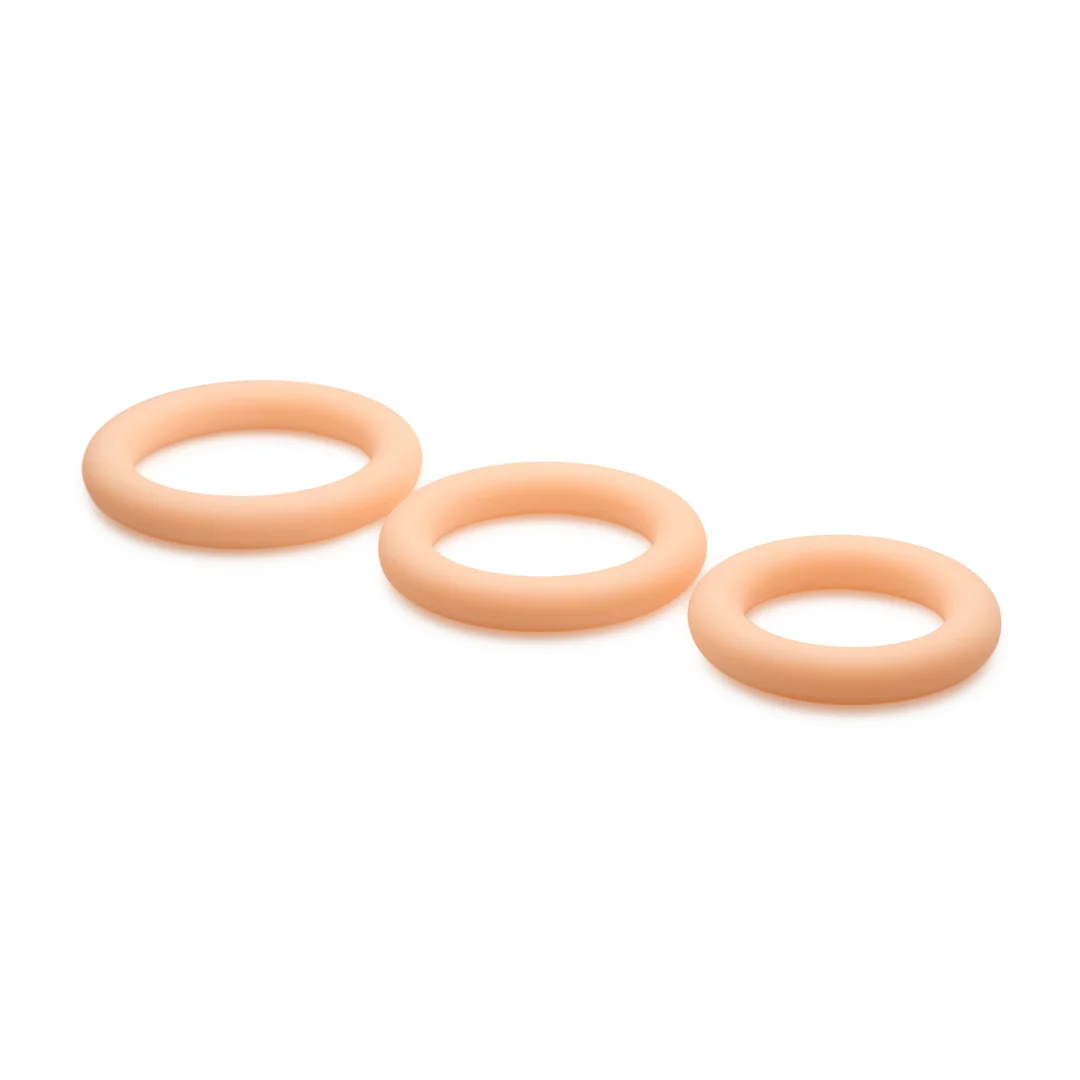 Curve Toys Discrete Silikon Cockring Set – Bild 3