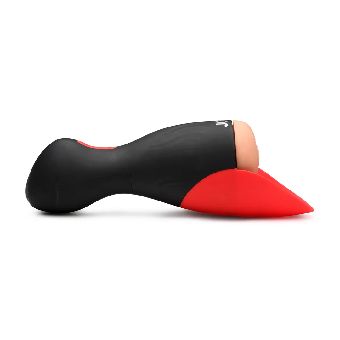 Saug und Vibrationsmasturbator, schwarz – Bild 3