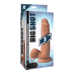 Curve Toys vibrierender Silikondildo mit Hoden