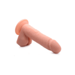 Curve Toys vibrierender Silikondildo mit Hoden – Bild 4