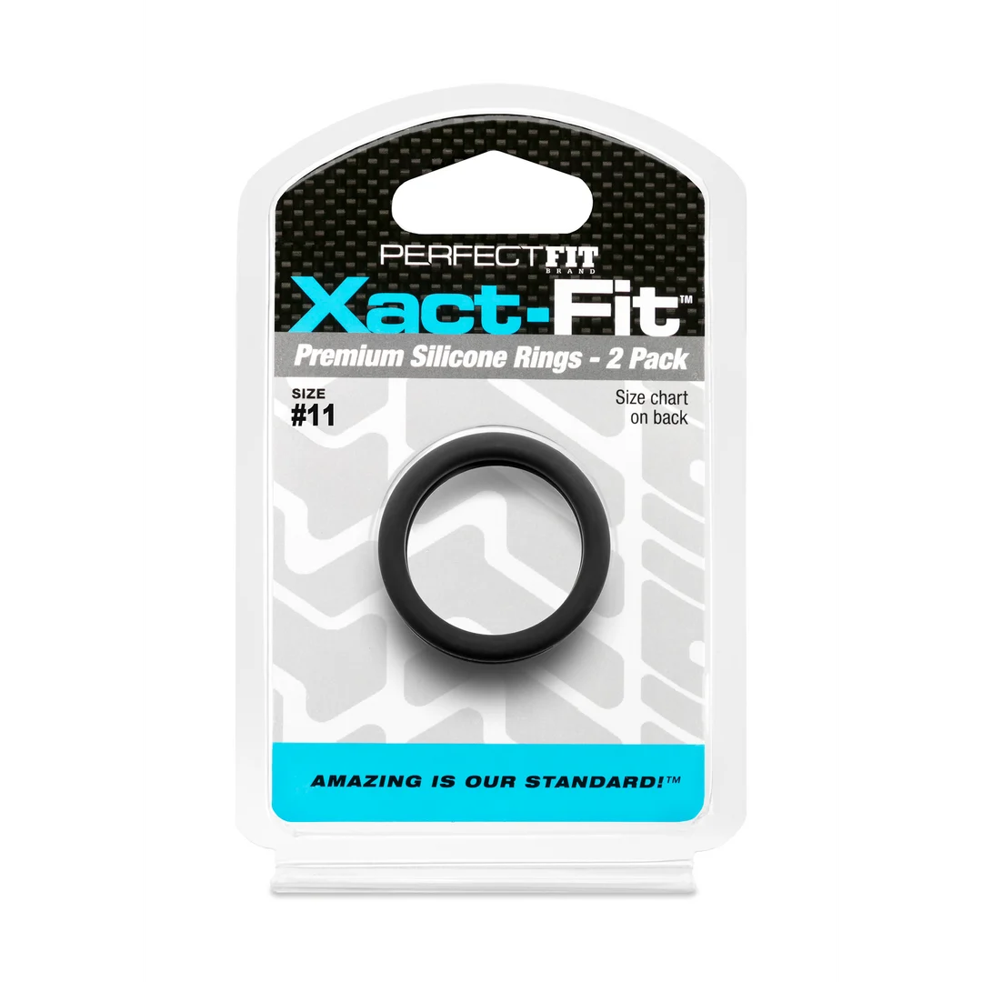 CR-74B-2 PerfectFitBrand Xact Fit Cockringe Größe 11, 2er Pack – Bild 1
