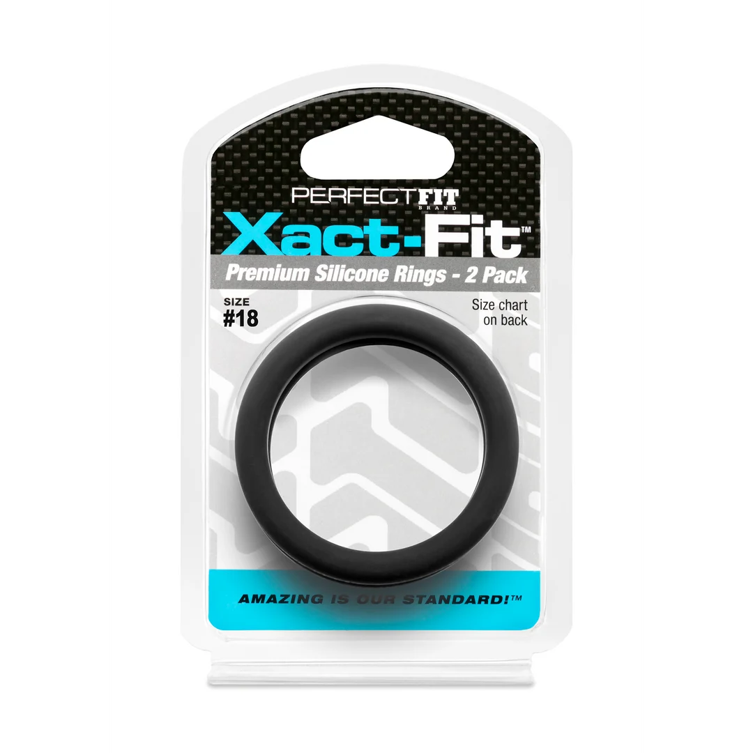 PerfectFit Xact Fit Penisringe Größe #18, 2er Pack – Bild 1
