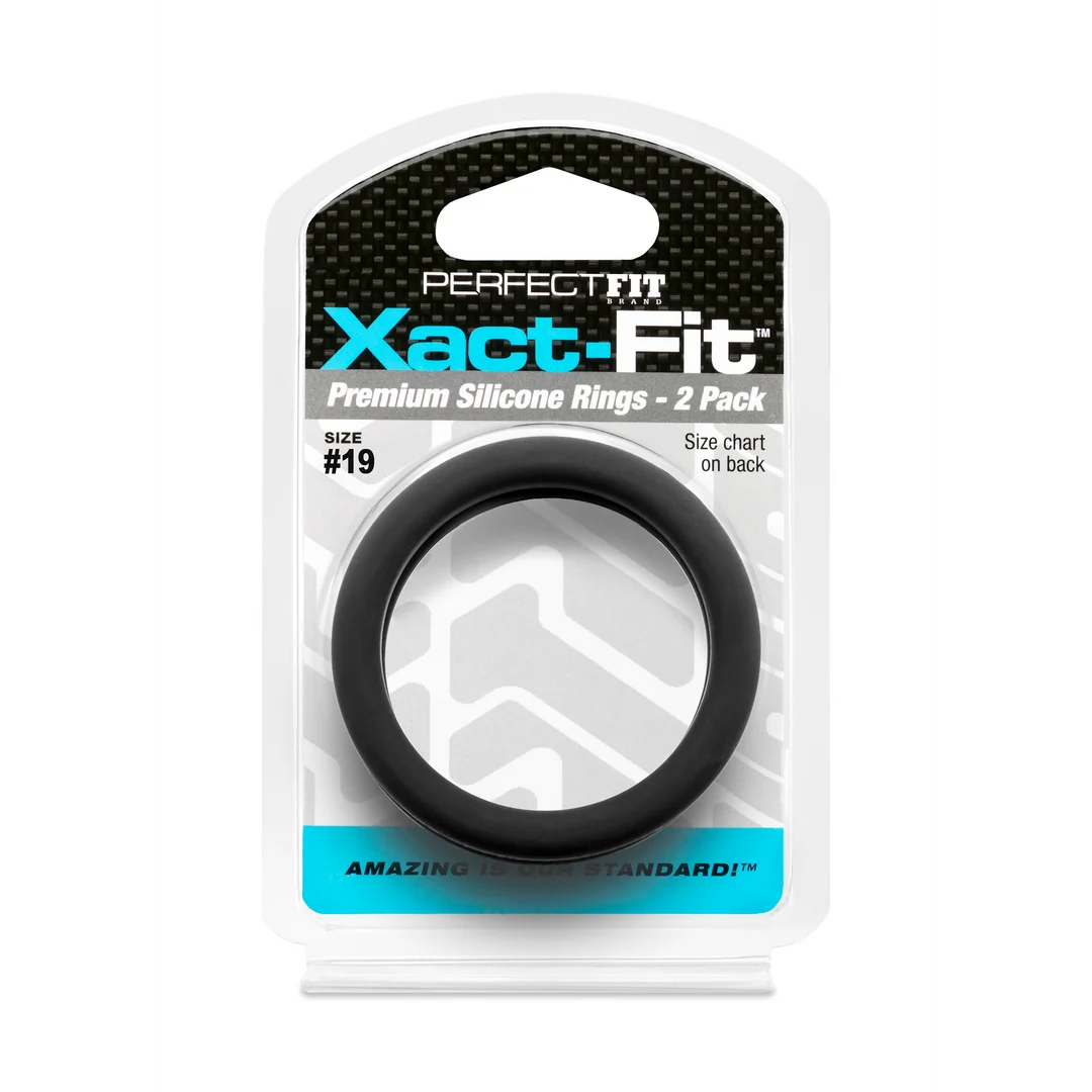 CR-82B-2 PerfectFit Xact Fit Penisringe Größe 19, 2 Stück – Bild 1
