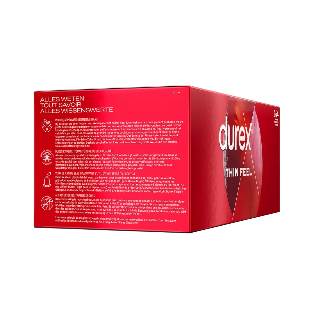 Durex Thin Feel Kondome, 144 Stück – Bild 2