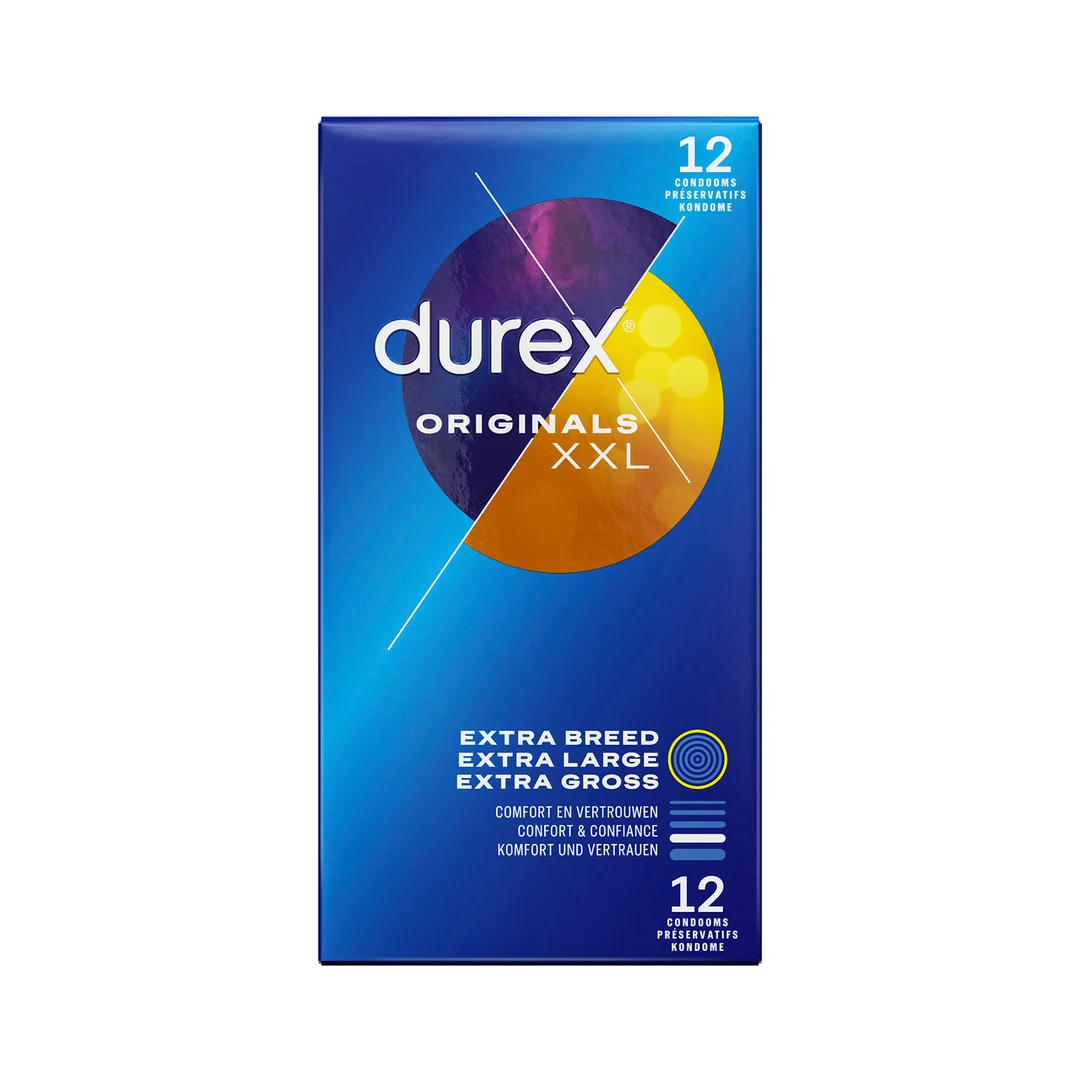 Durex XXL Kondome, 12 Stück
