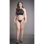Dessous Set in großen Größen mit offenem Schritt für einen festlichen Look, LIN – Bild 6