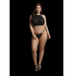 Dessous Set in großen Größen mit offenem Schritt für einen festlichen Look, LIN – Bild 4