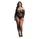 Spitzenbody mit Strasssteinen für einen verführerischen Look für kurvige Figuren – Le Desir – Bild 10