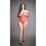 Spitzenbody mit Strasssteinen für einen verführerischen Look für kurvige Figuren – Le Desir – Bild 6