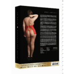 Verführerisches Babydoll mit tiefrotem Weihnachtslook für Kurven und Eleganz – Le Desir – Bild 8