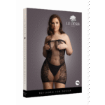 Sexy Minikleid in großen Größen aus Spitze und Netz für kurvige Silhouetten – LIN