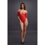 Kreuzloser Teddy mit Strasssteinen und Spitzentop für kurvige Eleganz – SexyPlus – Bild 11