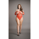 Kreuzloser Teddy mit Strasssteinen und Spitzentop für kurvige Eleganz – SexyPlus – Bild 6