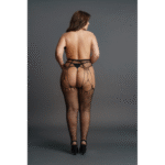 Strumpfhose mit offenem Schritt aus zerrissenem Netz mit Strapsoptik für aufregende Looks – LIN – Bild 17
