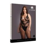 Netz Bodystocking mit betonten Linien für kurvige Figuren – OSX