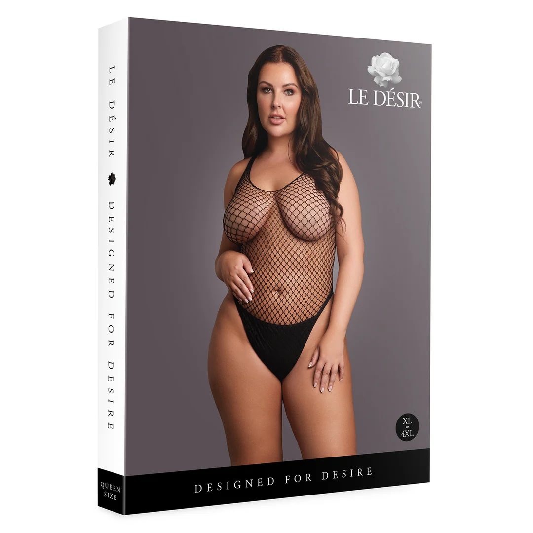 Lingerie Body mit Netzakzent für einen verführerischen Look mit Kurven – OSX – Bild 1