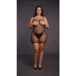 Babydoll aus Netz mit Spaghettiträgern für kurvige Verführung – OSX – Bild 6