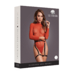 Body für kurvige Figuren mit Glitzer und PU Strapshaltern für einen verführerischen Party Look, SexyPlus – Bild 13