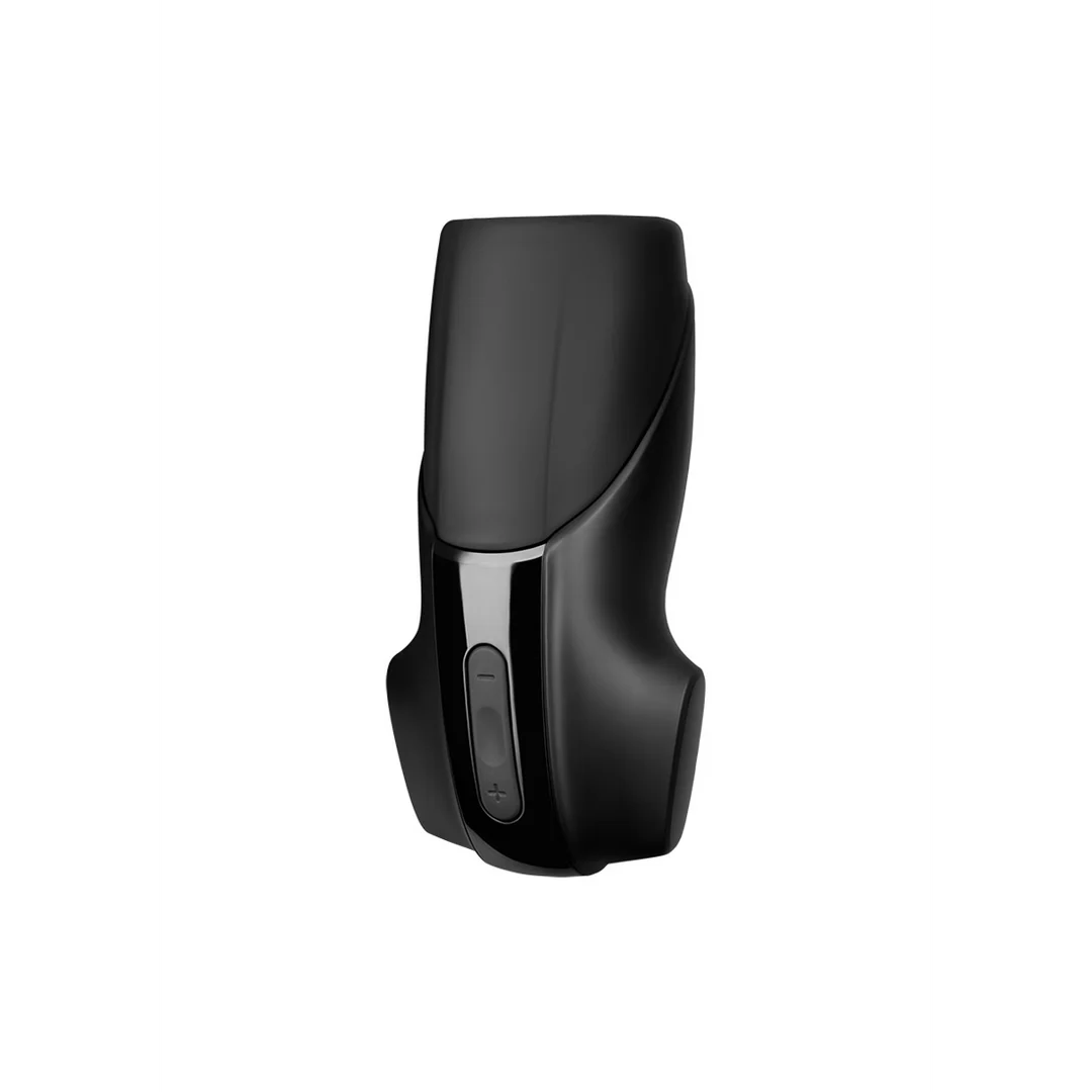 Vibrierender Masturbator mit 14 Vibrationsprogrammen – Schwarz – Bild 6
