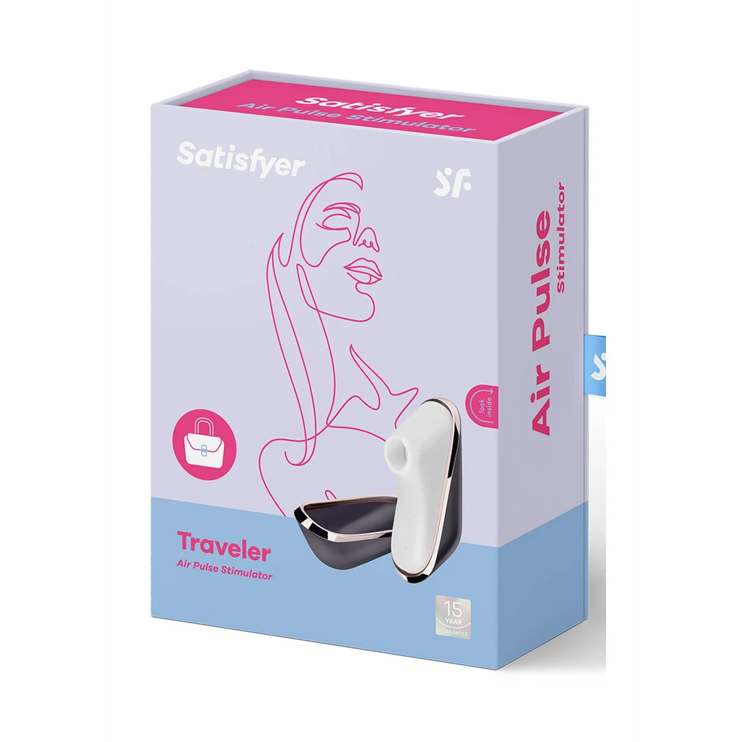 Satisfyer Klitorisvibrator mit Air Pulse Technologie – Traveler – Bild 1