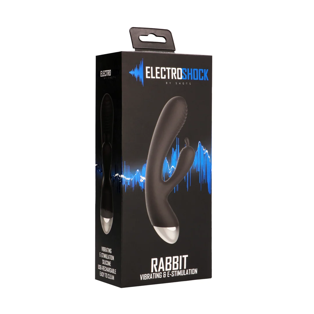ELC001BLK-2 Analvibrator mit 10 Einstellungen – E-Stimulation Rabbit Vibrator – Bild 1