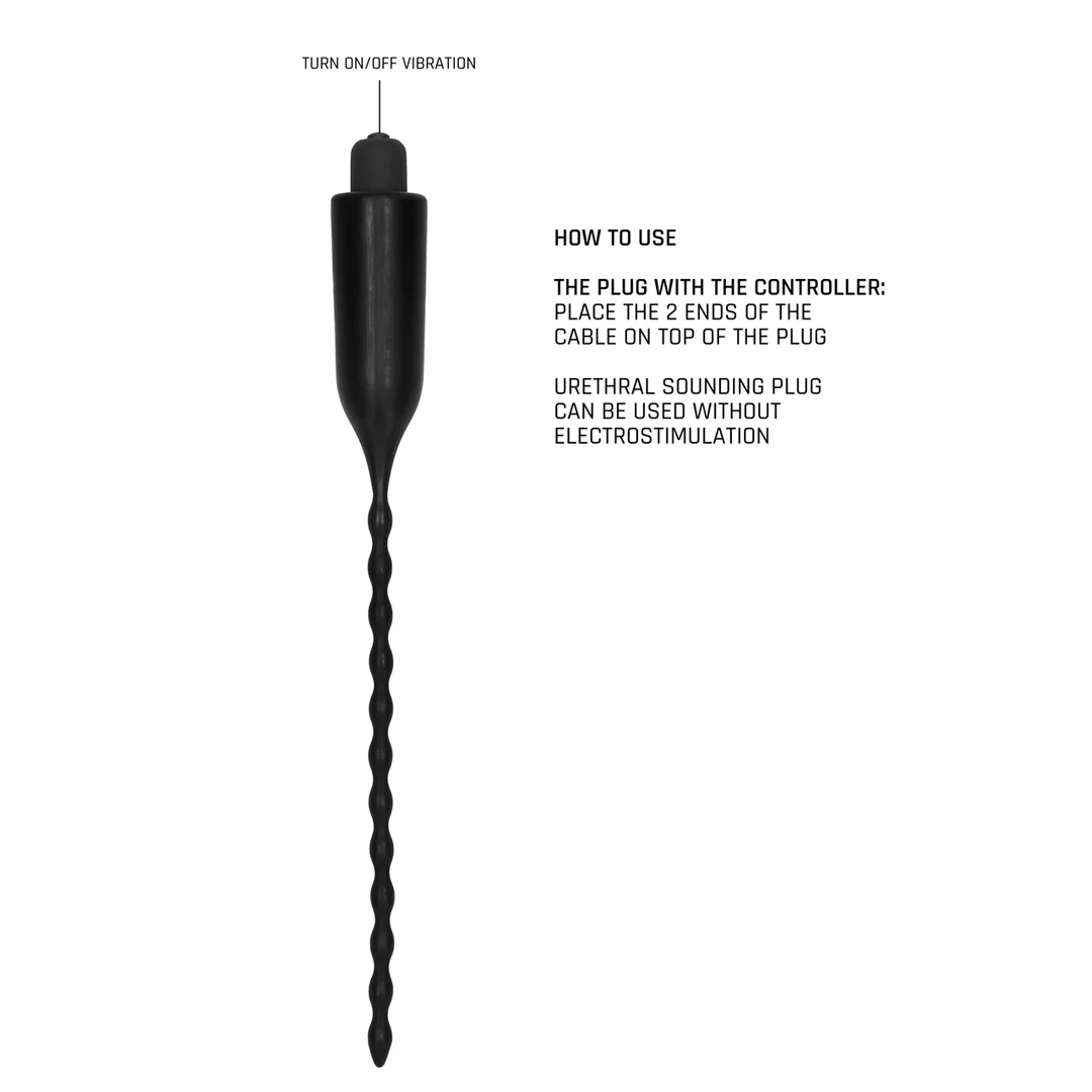 Harnröhren Toy mit Fernbedienung – E-Stimulation Vibrationsplug für Sounding – Bild 6