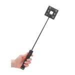 BDSM Crop mit sicherem Griff – E Stimulationscrop in Schwarz – Bild 6