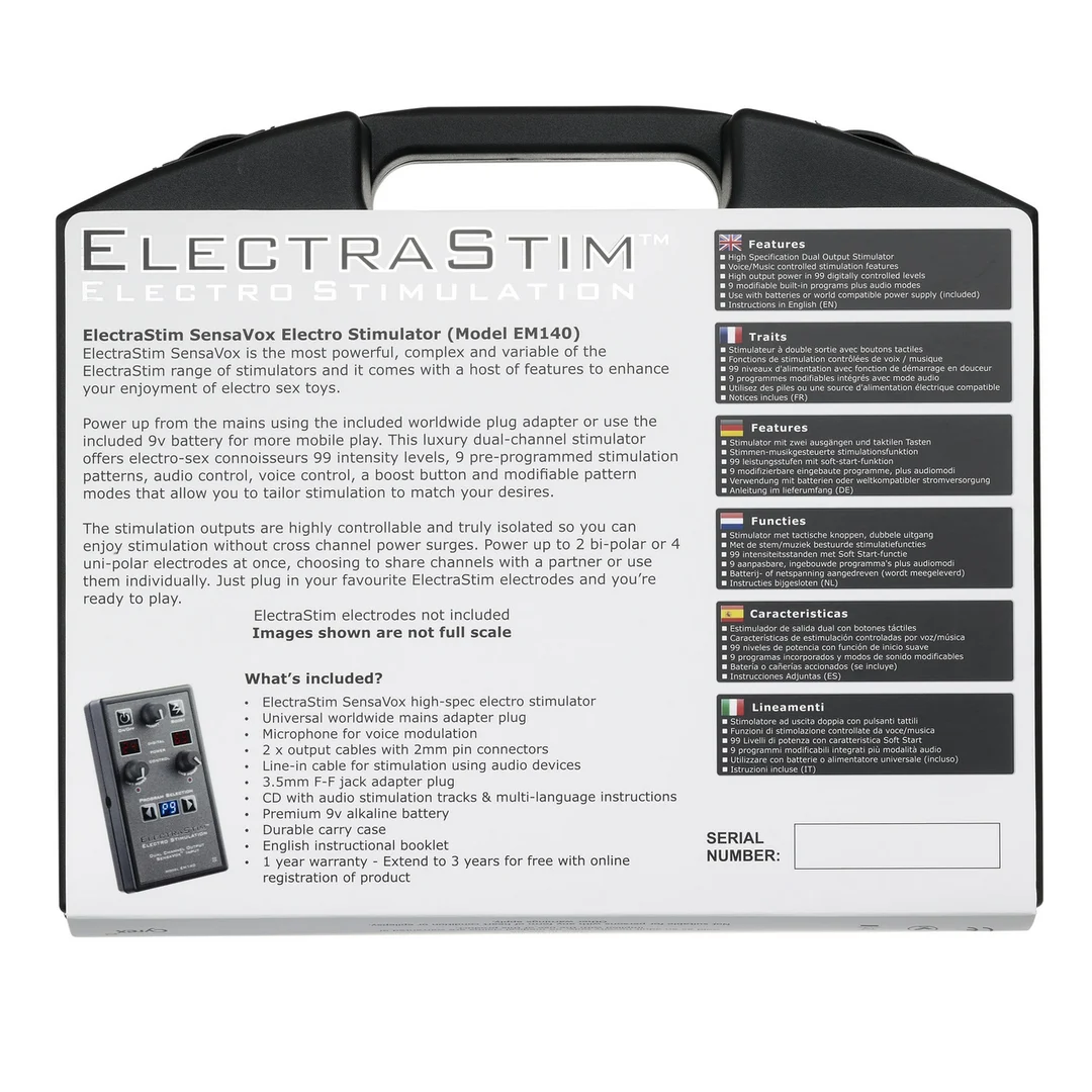 ElectraStim SensaVox Elektrostimulator Set – Bild 3
