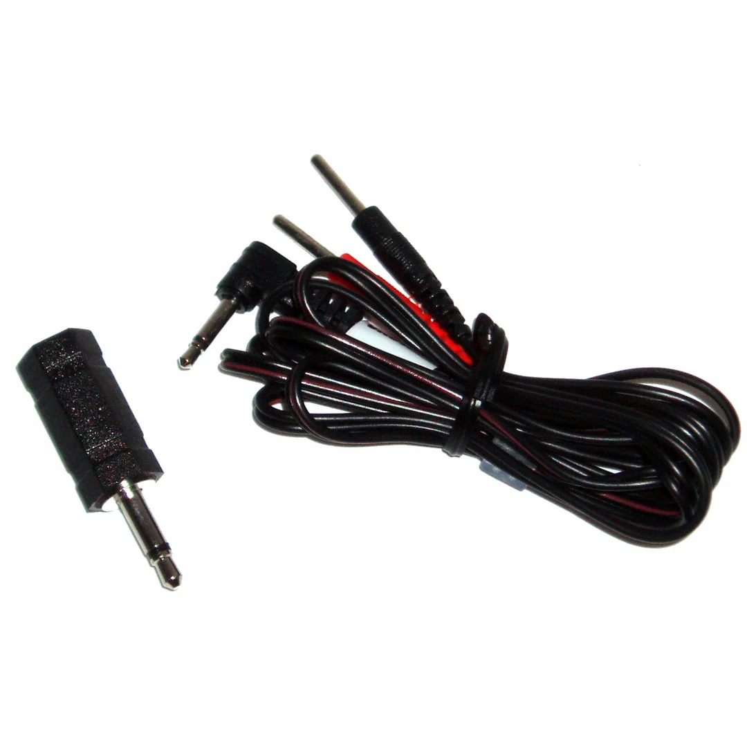 ElectraStim Klinken Adapterkabelset 3,5 mm und 2,5 mm – Bild 2