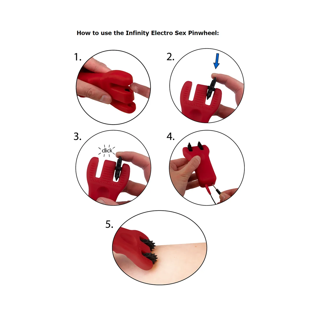 BDSM Nadelrad mit kontrollierten Reizen – Silikon Fusion Nadelrad – Bild 4
