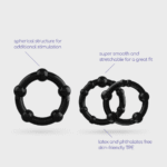 Crushious Triple Bead Penissring Set – Bild 5