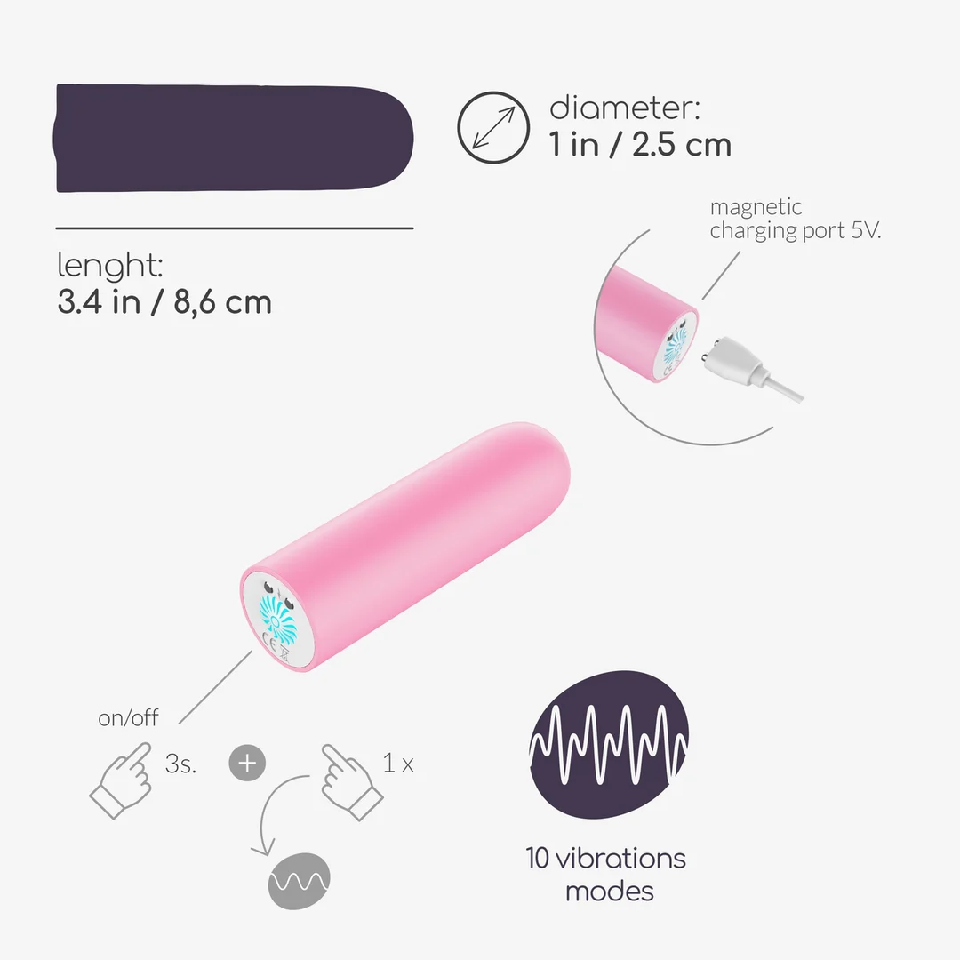 Crushious Quackers USB aufladbarer Bullet Vibrator – Bild 18