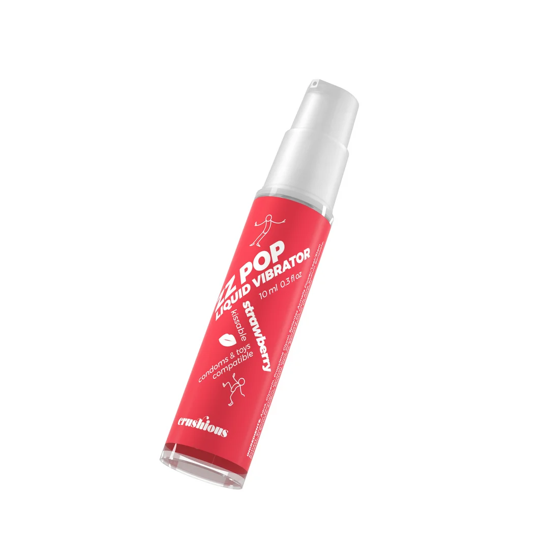 ZZ Pop küssbarer Liquid Vibrator Kirsche 10 ml – Bild 6