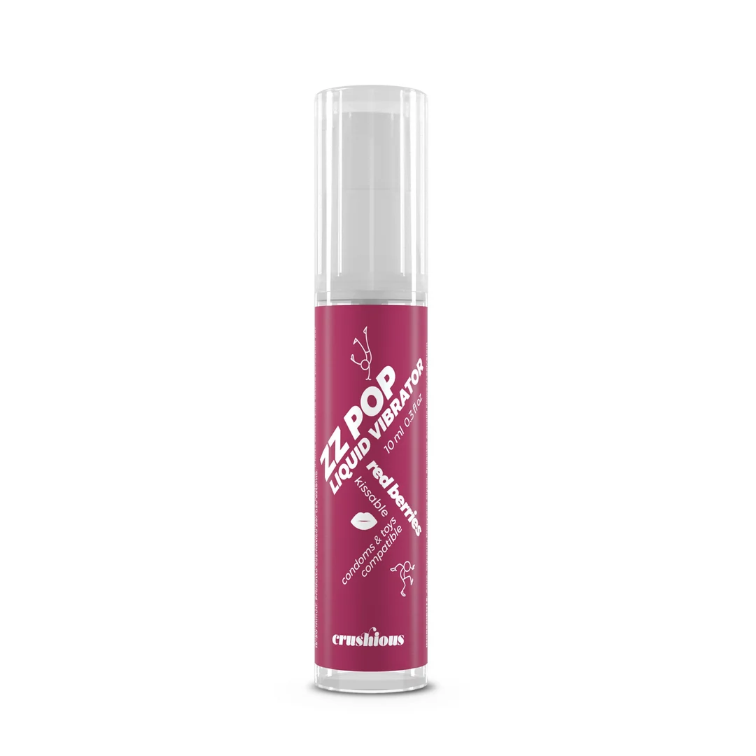 ZZ Pop küssbarer Liquid Vibrator Kirsche 10 ml – Bild 16