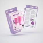 Crushious Minerva Menstruationstassen mit Beutel