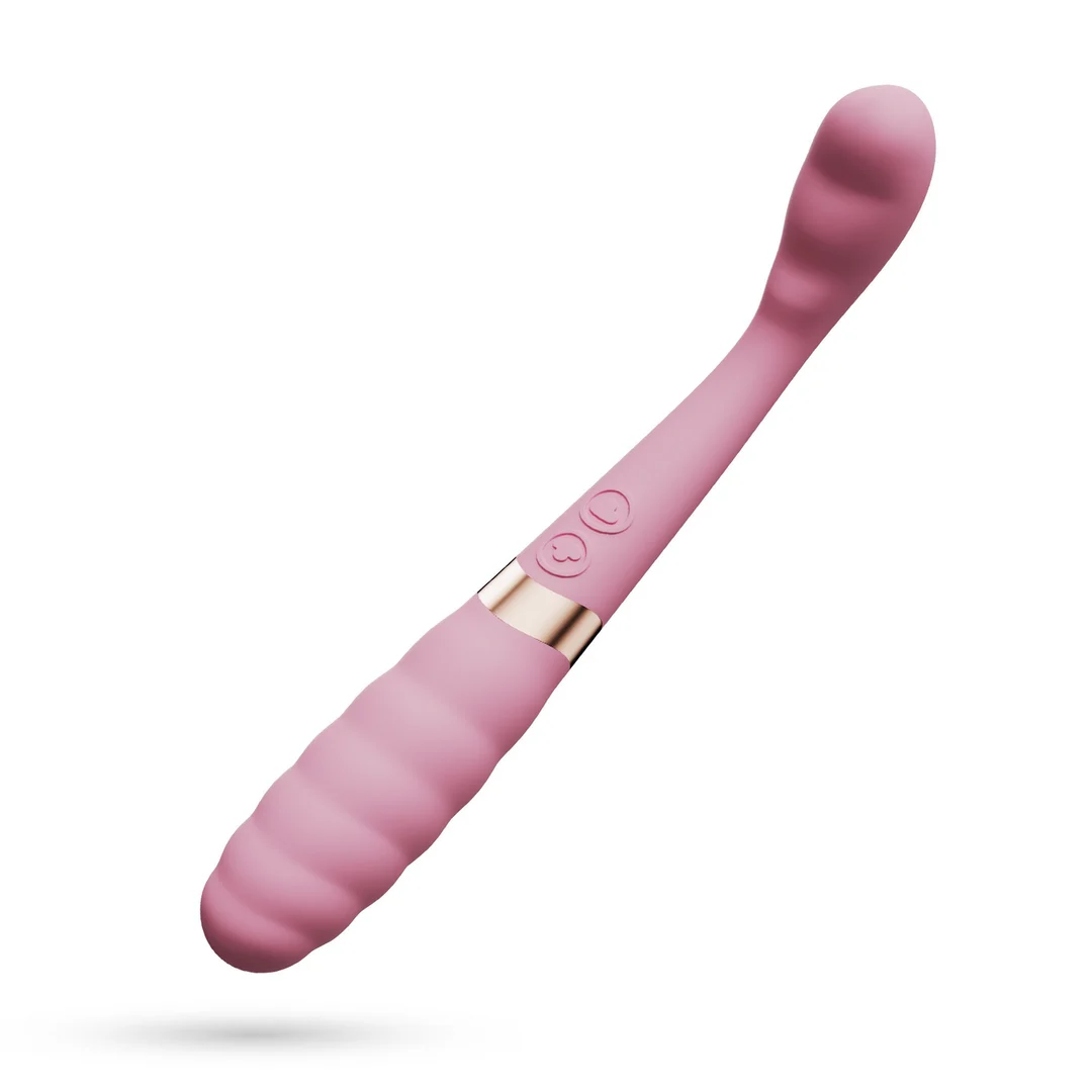 Crushious Pixie flexibler Dual Vibrator in Rosa – Bild 2