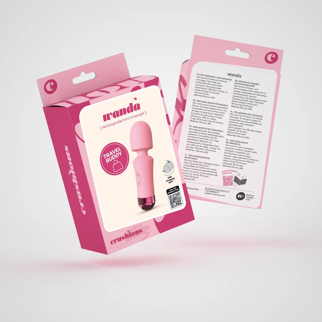 Crushious Wanda Mini Wandmassagegerät, wiederaufladbar – Bild 7