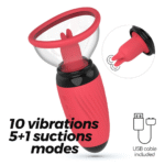 Crushious Scarlet vibrierende Unterdruckpumpe für die Vulva – Bild 6