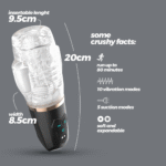 Aufladbarer Masturbator Quasar mit Saugfunktion – Bild 5