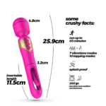 Crushious Big Ben Dual Wandmassagegerät mit Flicker – Bild 6